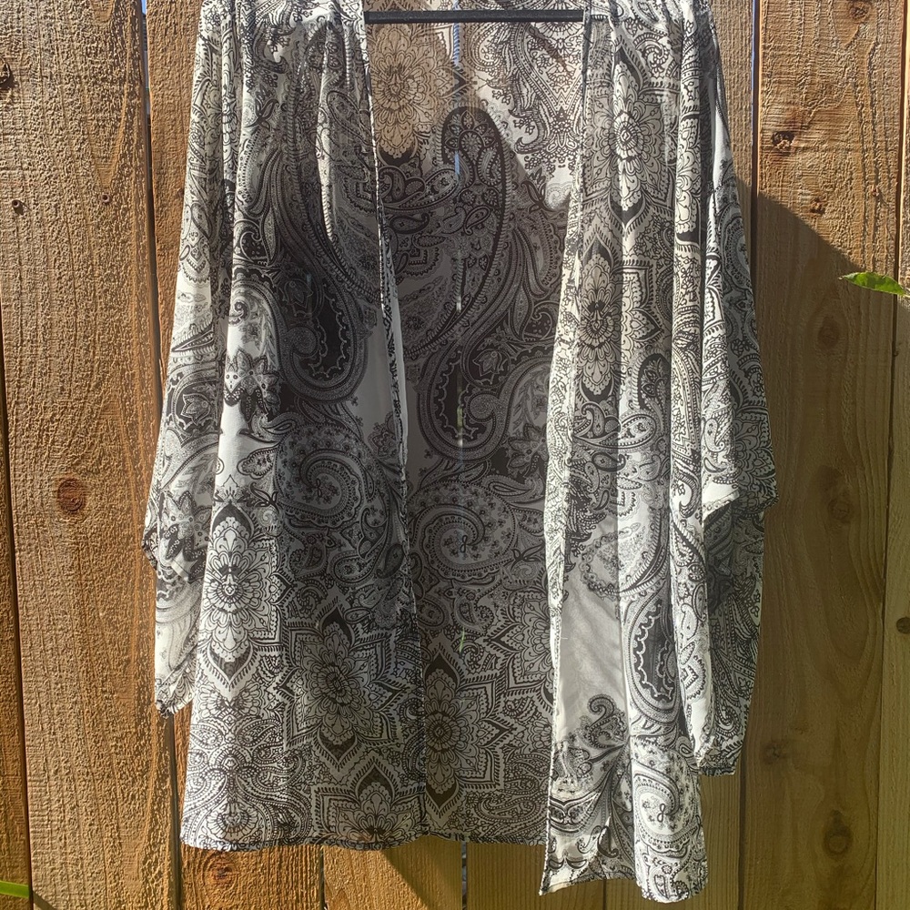 Paisley print Kimono